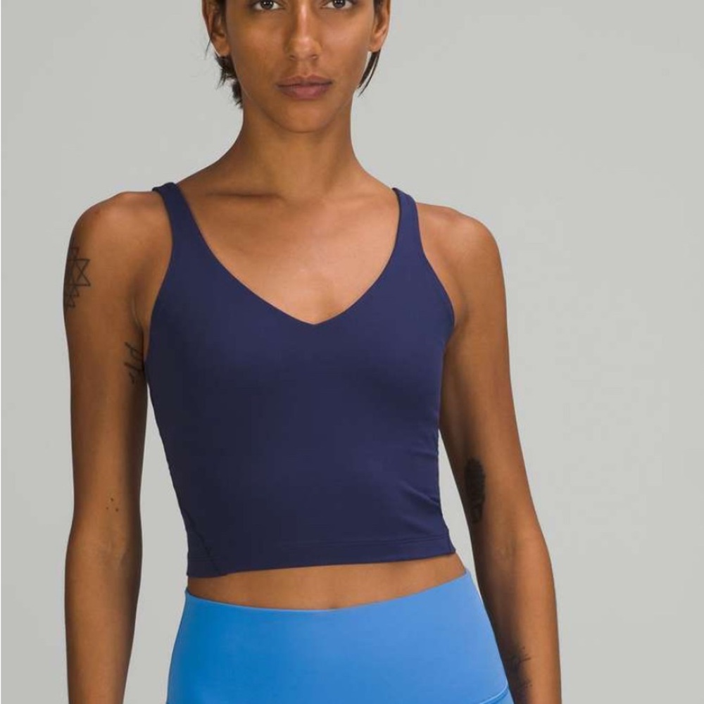 Lululemon align tank in night sea. Rare, No longer sold. Size 4